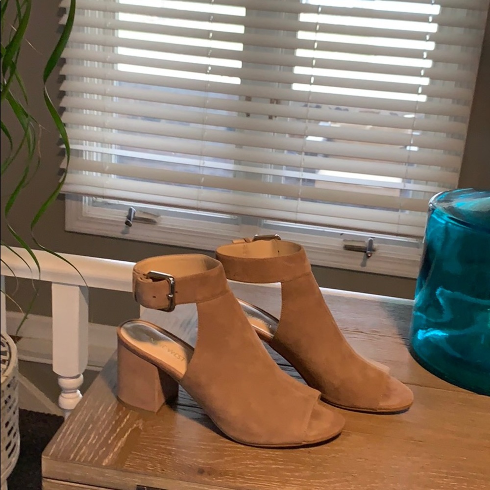 Opened toed booties